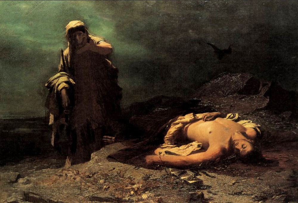 antigone in front of dead polynikes